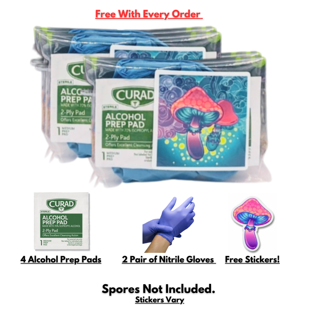 Mushroom Growing Kit Rye Grain Spawn Bags + Substrate Grow Like Magic