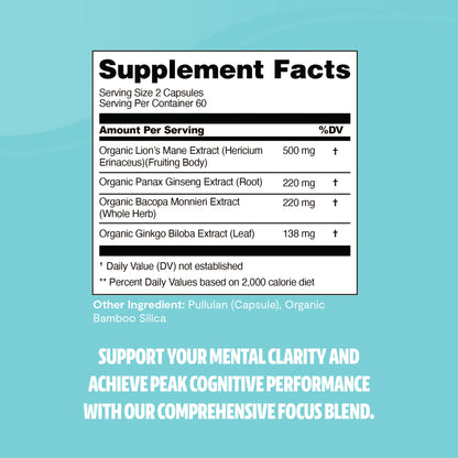 Focus Blend Capsules, 120ct